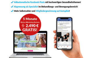 Social Media facebook Unterstützung für Physiotherapeuten in der Physio Praxis