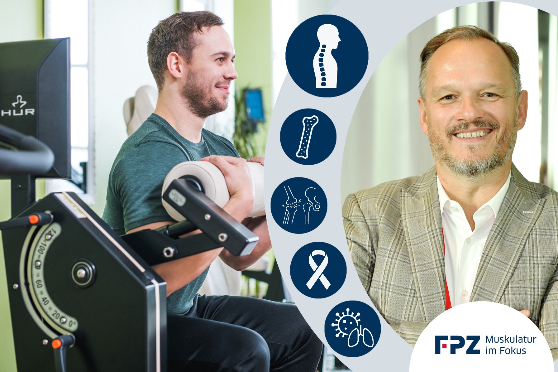 FPZ Webinar mit für Therapie-Möglichkeiten mit HUR Trainingsgeräten