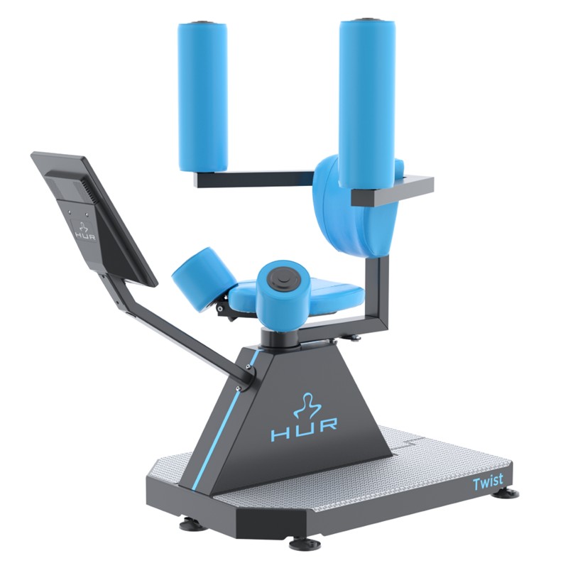 HUR Krafttraingsgerät Fitnessgerät Trainingsgerät Therapiegerät Rumpf Easy Access 9330 Hi5 Twist Rollstuhl Behinderung Rücken Schultern Nacken Brust Bauch Muskulatur Reha-Gerät